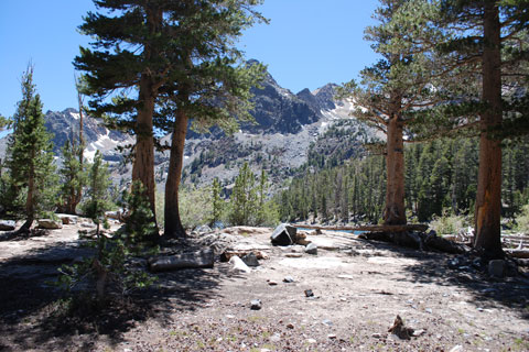 Campsite at East Lake, Hoover Wilderness, California