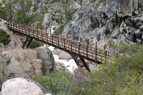 Second bridge on trail to Relief Reservoir, Emigrant Wilderness, California