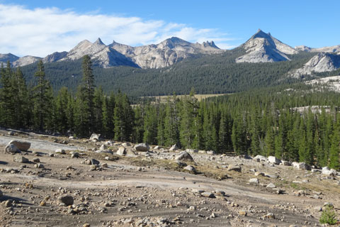 Cathedral Range and Tuolumne Meadows, Yosemite National Park, California