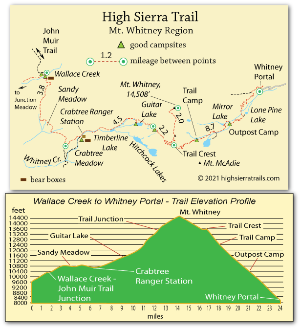 Mt Whitney Trail Map2 