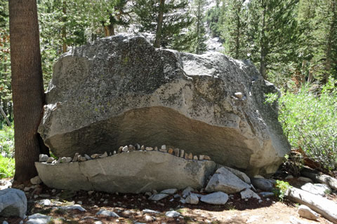 Monster Rock near Big Pete Meadow, Kings Canyon National Park, California